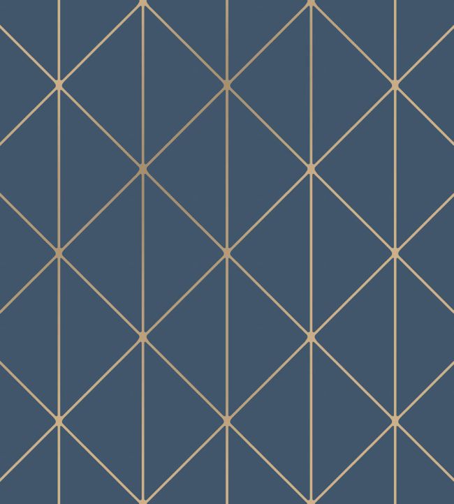 Diamonds Wallpaper by Borastapeter Navy