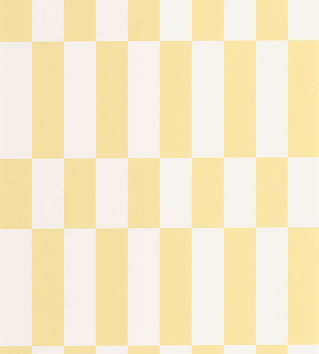 Diner Wallpaper by Casadeco Jaune Lemon