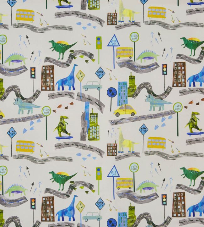 Dino City Fabric by Prestigious Textiles Reef