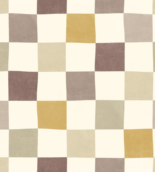Disco Check Wallpaper by Ohpopsi Chocolate Mix