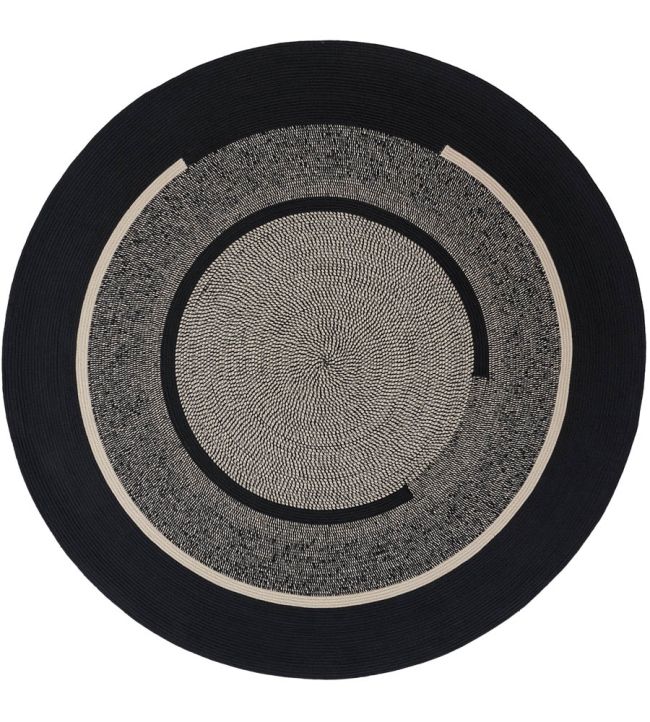 Elitis Disco Round rug Black TA-113-80-08 Black