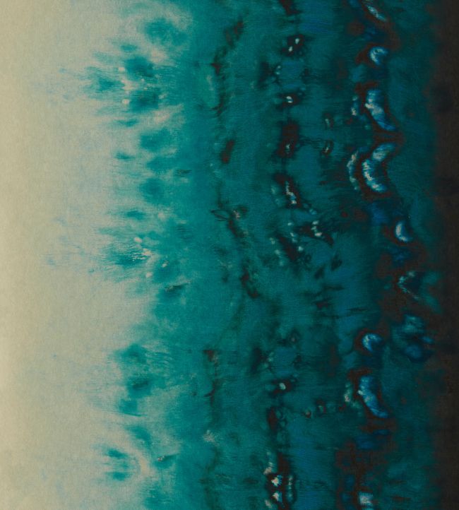 Disperse Wallpaper by Clarke & Clarke Teal