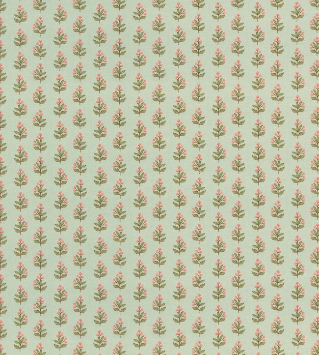 Ditsy Fabric by George & Minnie Aqua/Blush