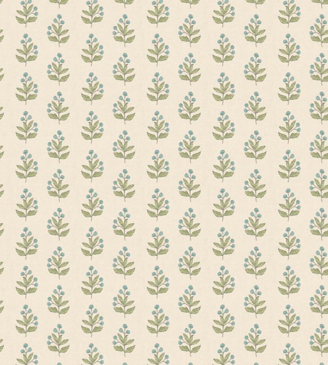 Ditsy Wallpaper by George & Minnie Aqua/Sage