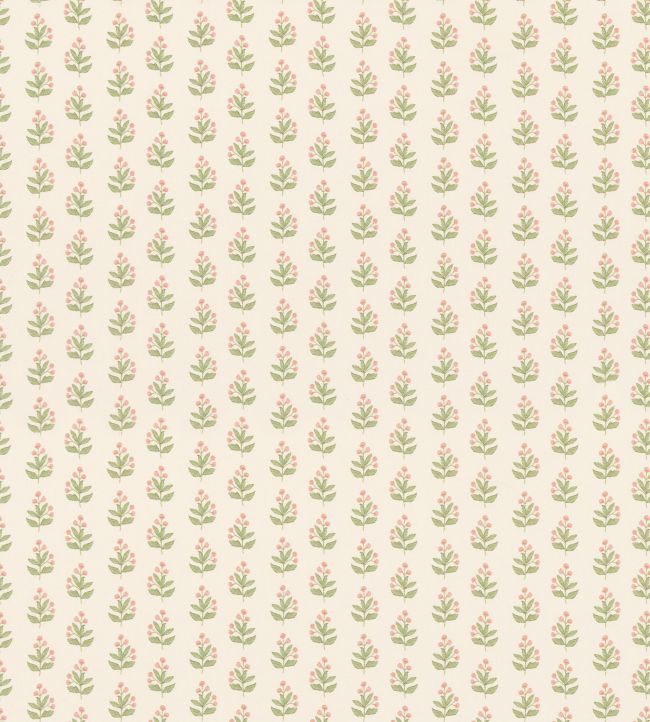 Ditsy Fabric by George & Minnie Blush/Emerald
