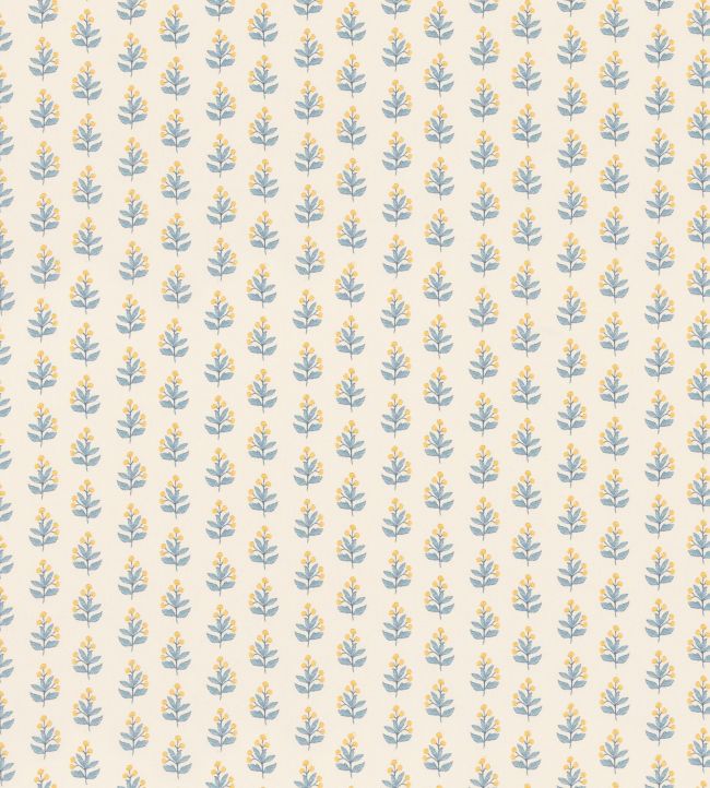 Ditsy Fabric by George & Minnie Daffodil/Denim