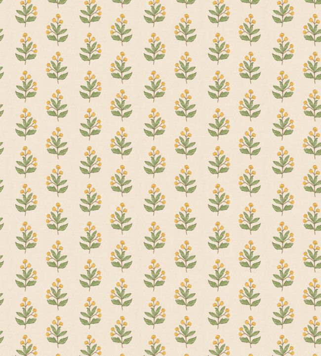 Ditsy Wallpaper by George & Minnie Daffodil/Emerald