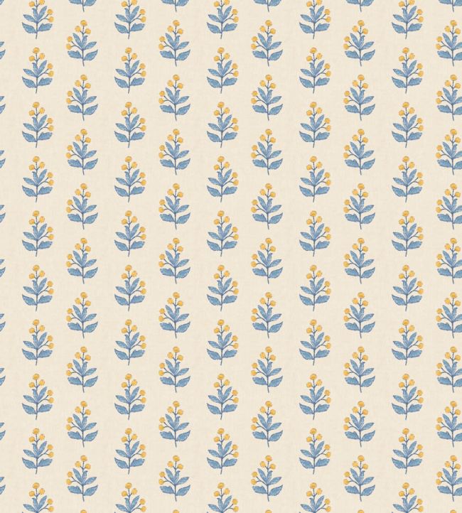 Ditsy Wallpaper by George & Minnie Denim/Daffodil