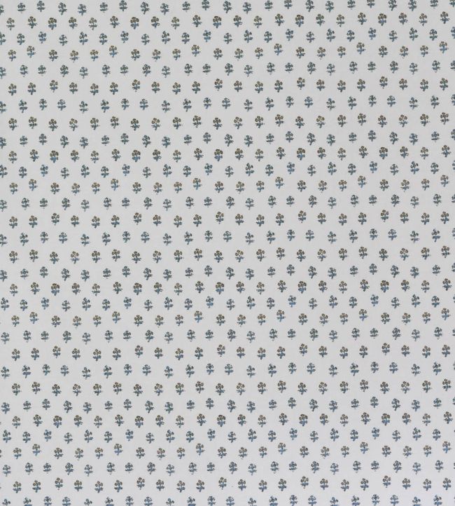 Ditzy Fabric by Titley and Marr Aqua & Beige