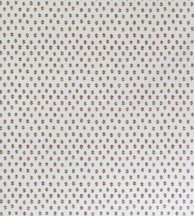 Ditzy Fabric by Titley and Marr Green & Rose