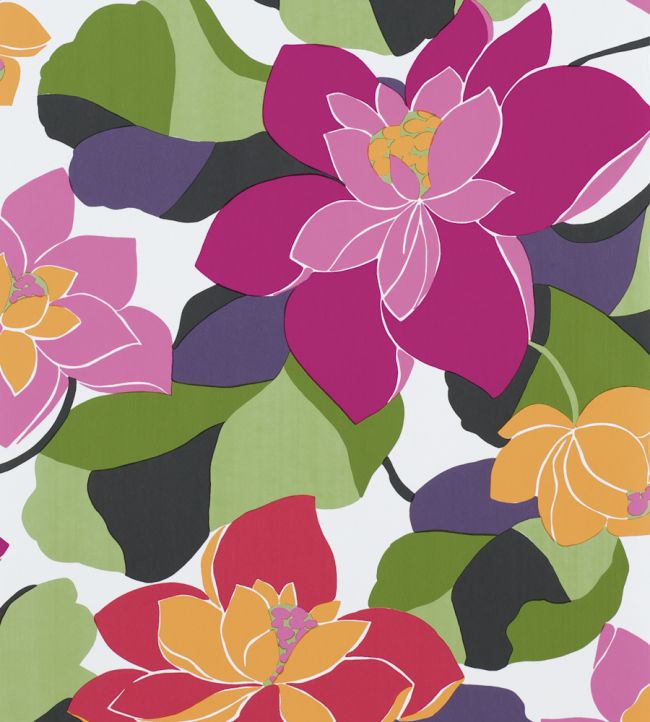 Diva Wallpaper by Scion Peony / Sunset