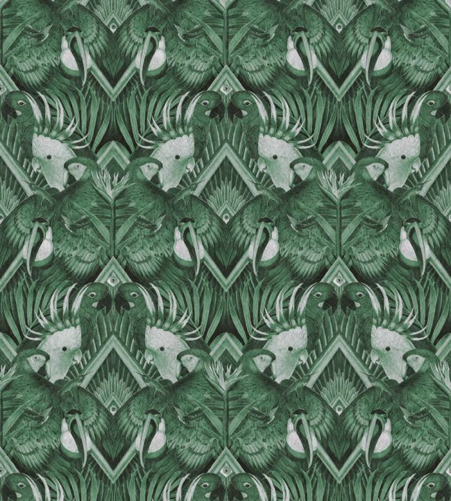 Divine Plumage Wallpaper by Divine Savages Emerald