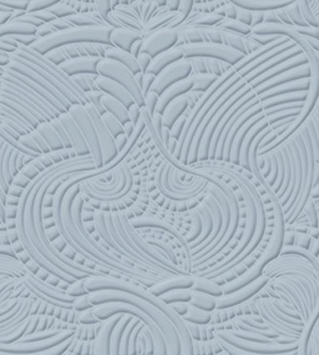 Dodo Pavone Wallpaper by Moooi Powdery Blue
