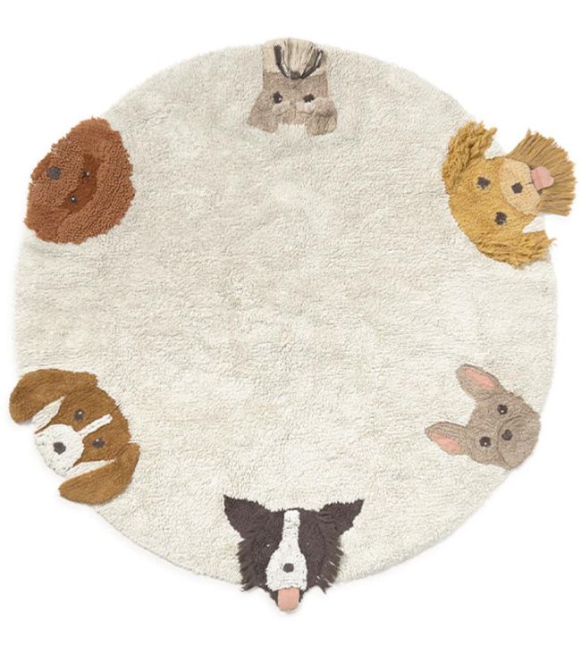 Lorena Canals Dogs rug Natural C-DOGS Natural
