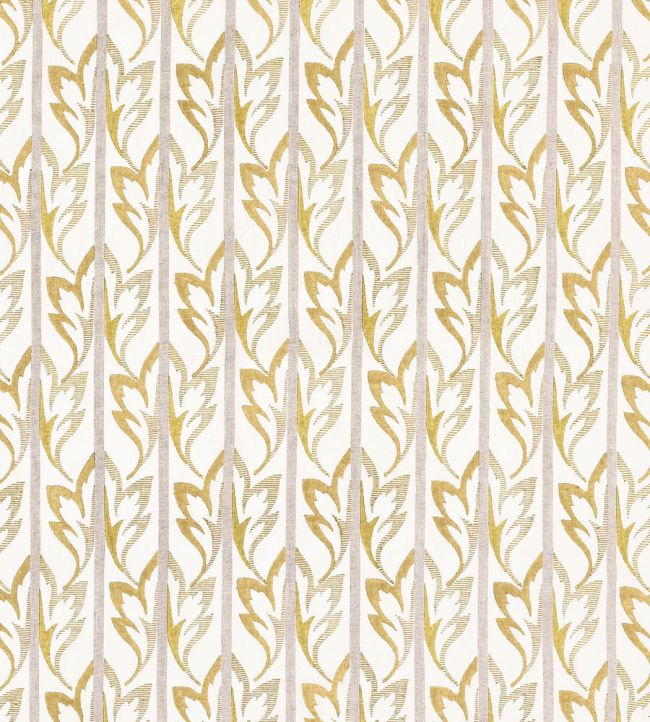 Dora Fabric by Nina Campbell Ochre
