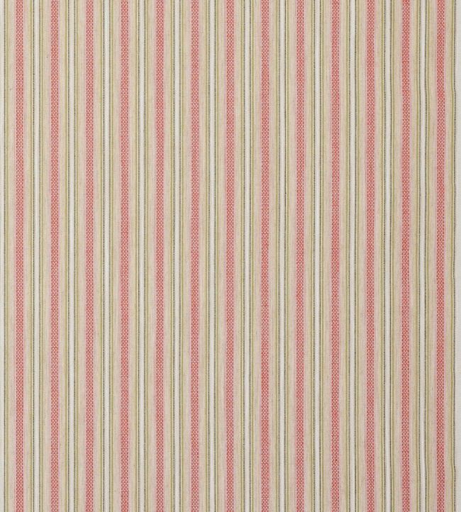 Dorney Stripe Fabric by Colefax and Fowler Tomato/Olive