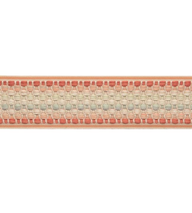 Dorset Ombre Border Trimming by Samuel & Sons Coral