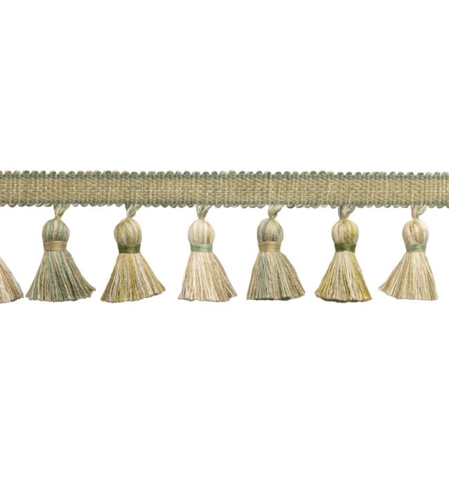 Dorset Ombre Tassel Fringe Trimming by Samuel & Sons Leaf