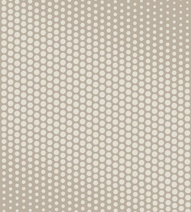 Dot Wallpaper by Farrow & Ball Roasted Macadamia / Au Lait