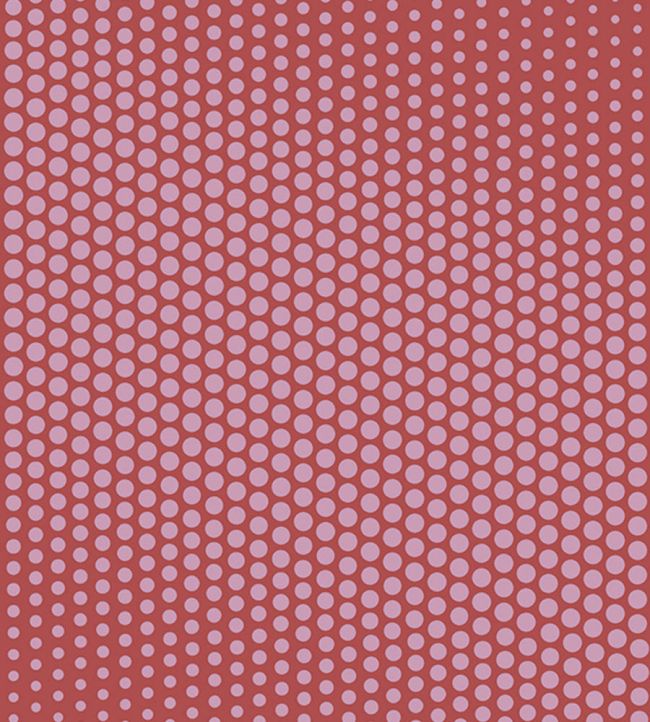 Dot Wallpaper by Farrow & Ball Romesco / Shallot