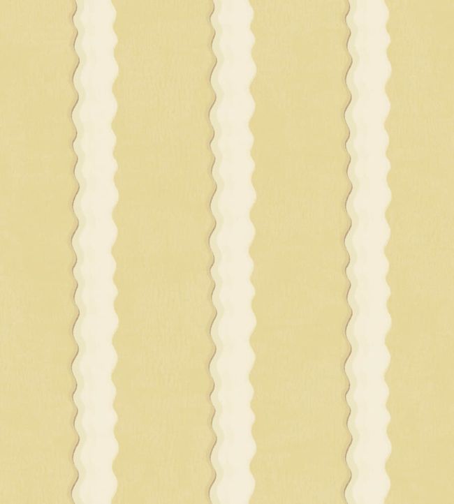 Double Scroll Stripe Wallpaper by Parker & Jules Butter