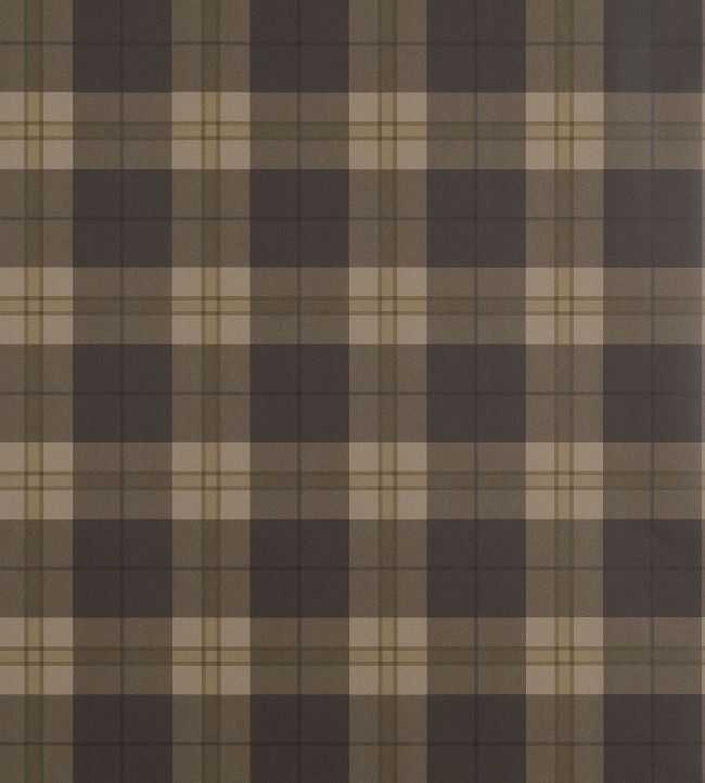 Douglas Plaid Wallpaper by Thibaut Brown