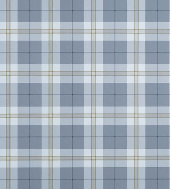 Douglas Plaid Wallpaper by Thibaut Slate