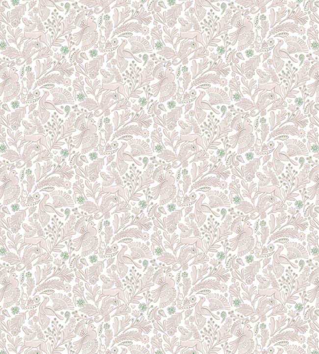 Dove & Deer Fabric by Scion Lilac