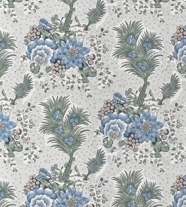 Drexel Hill Fabric by Anna French Blue and Green