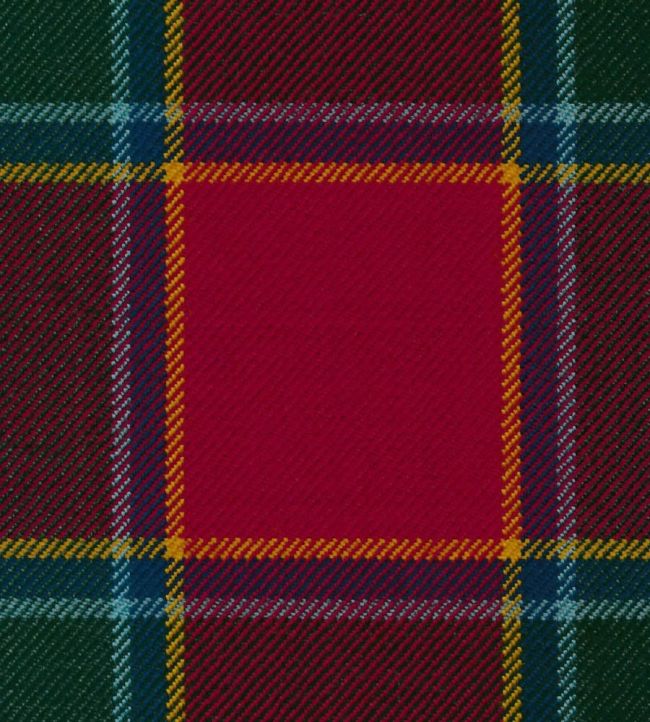 Drummond Of Perth Mtd Fabric by The Isle Mill Red