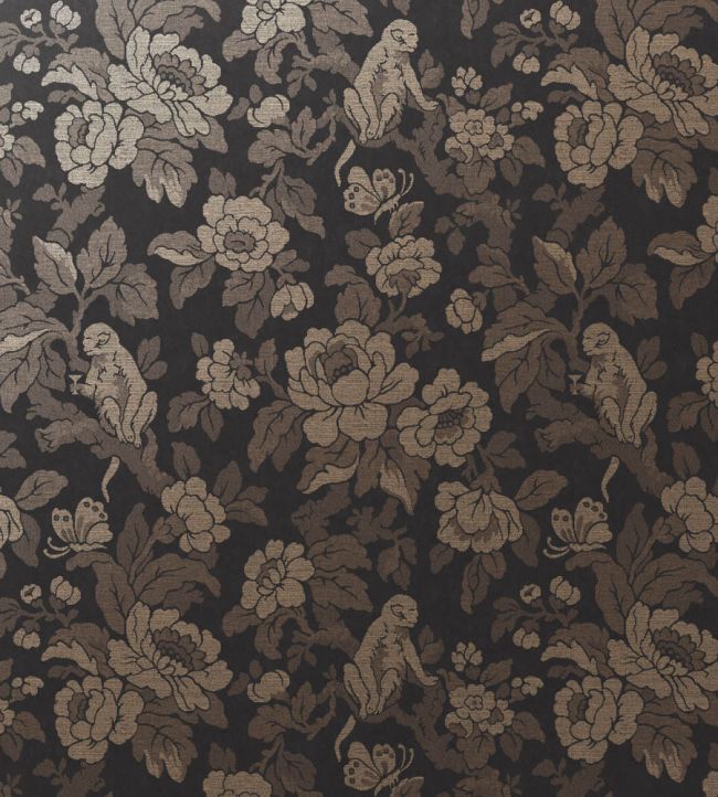 Drunken Monkey Wallpaper by Divine Savages Black Gold