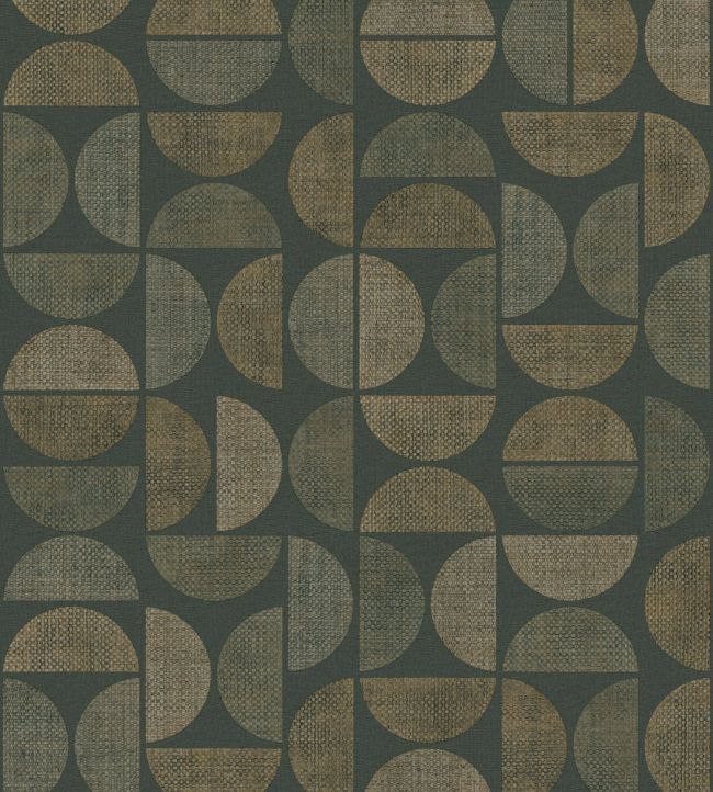 Dualis Wallpaper by Casamance Vert Foret