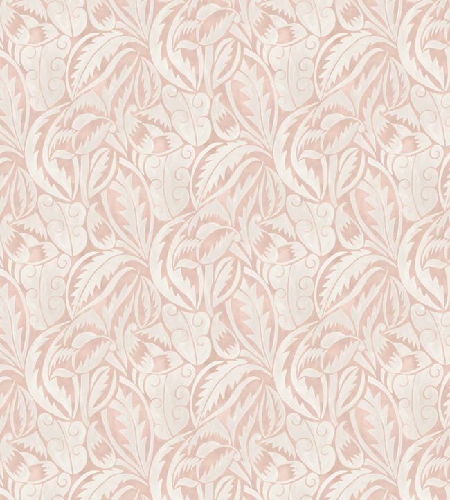 Dufy Leaf Wallpaper by Osborne & Little Blush