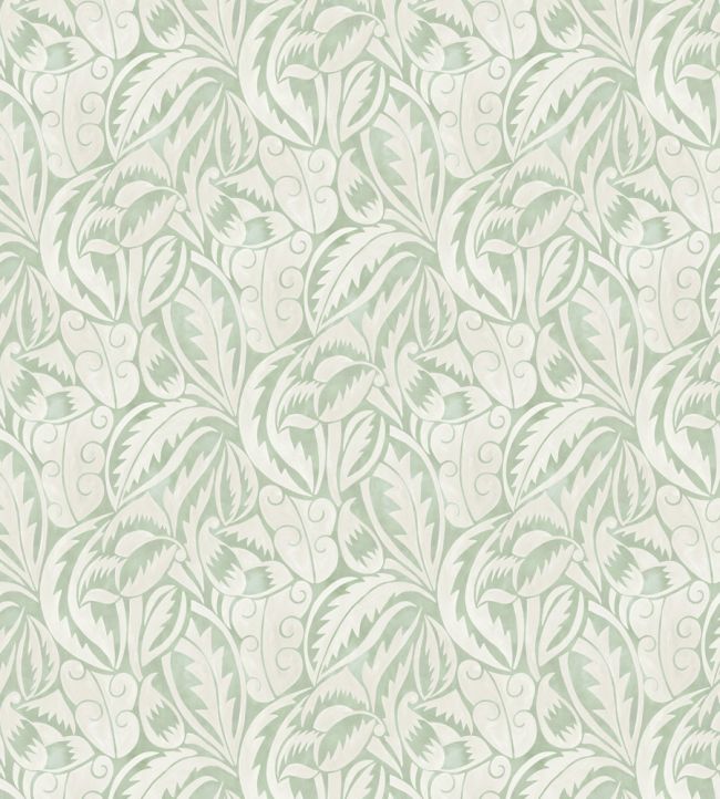 Dufy Leaf Wallpaper by Osborne & Little Celadon