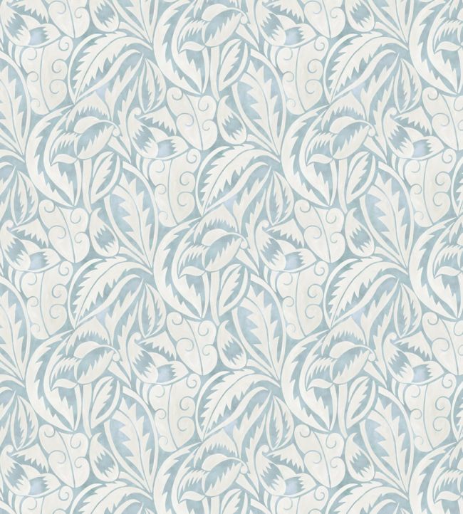 Dufy Leaf Wallpaper by Osborne & Little Sky