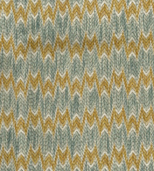 Dumas Fabric by Nina Campbell Ochre