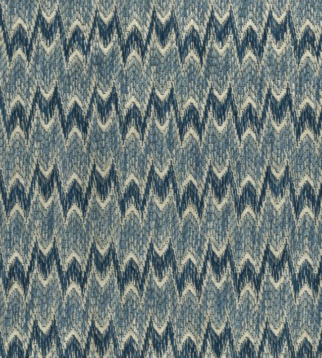 Dumas Fabric by Nina Campbell Blue