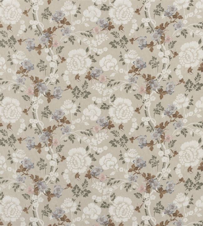 Eagle House Demask Fabric by Designers Guild Limestone