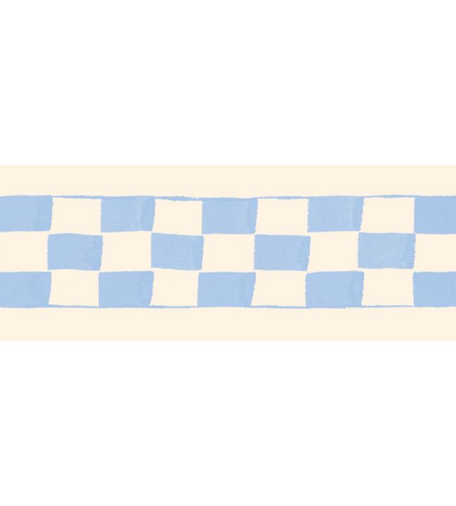 Earthenware Border Wallpaper by CommonRoom Blue