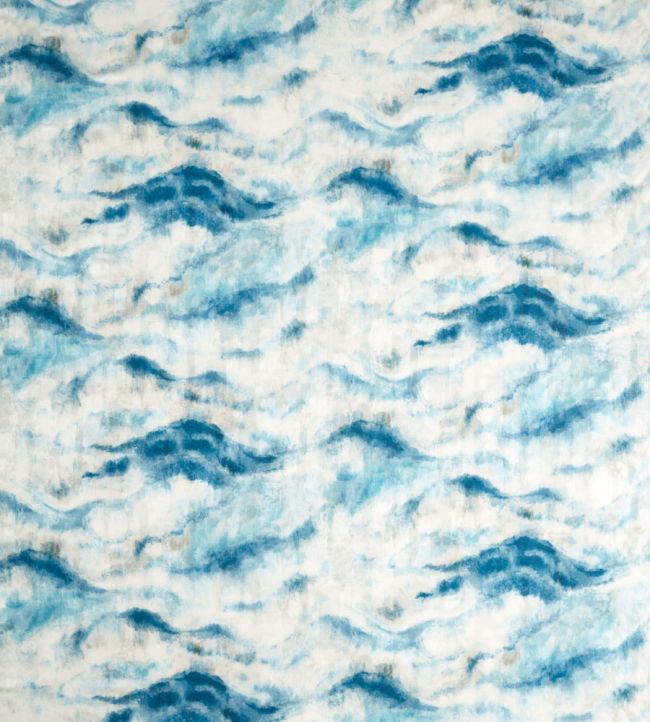 Earthscape Fabric by Clarke & Clarke Denim