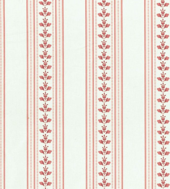 Eastern Stripe Fabric by Titley and Marr Coral