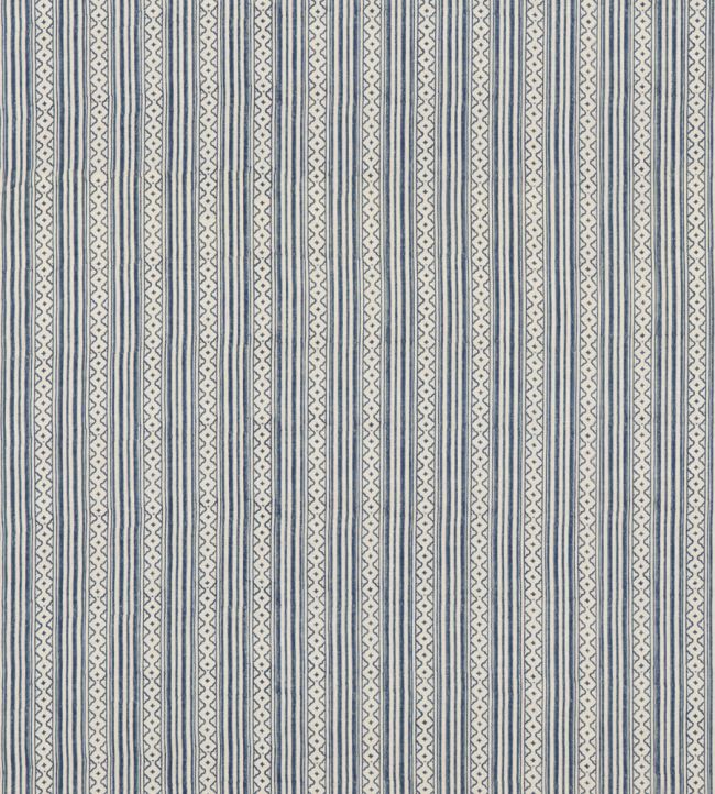Ebury Stripe Fabric by GP & J Baker Blue