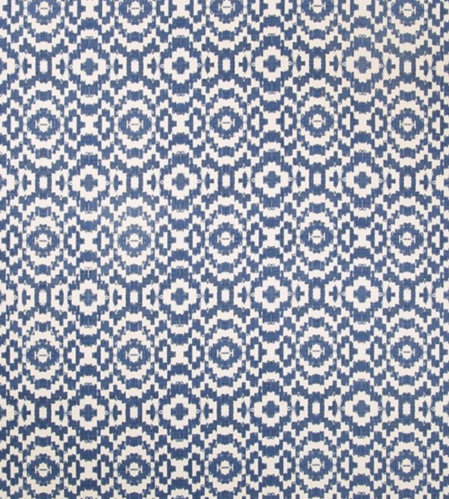 Echo Fabric by Christopher Farr Cloth Indigo