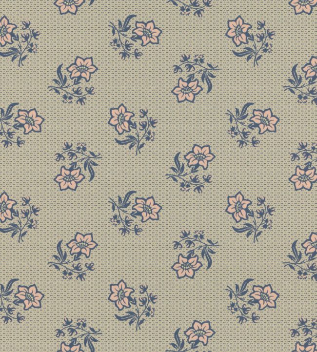 Edelweiss Wallpaper by Langelid Von Bromssen Coral Sand