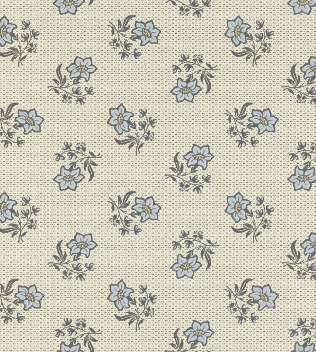 Edelweiss Wallpaper by Langelid Von Bromssen Pearl Blue