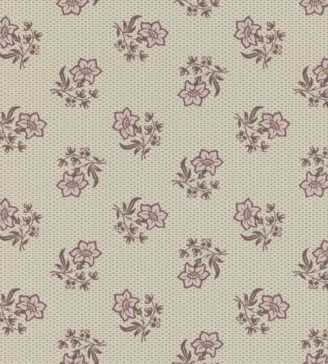 Edelweiss Wallpaper by Langelid Von Bromssen Rose Taupe