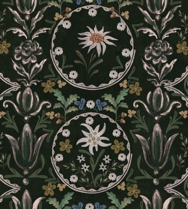 Edelweiss Wallpaper by MINDTHEGAP Cypress Green