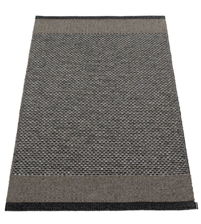 Pappelina Edit rug Black/Charcoal/Granit Metallic ETX712 Black/Charcoal/Granit Metallic