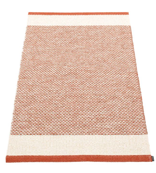 Pappelina Edit rug Brick/Vanilla/Linen Metallic ET4C712 Brick/Vanilla/Linen Metallic
