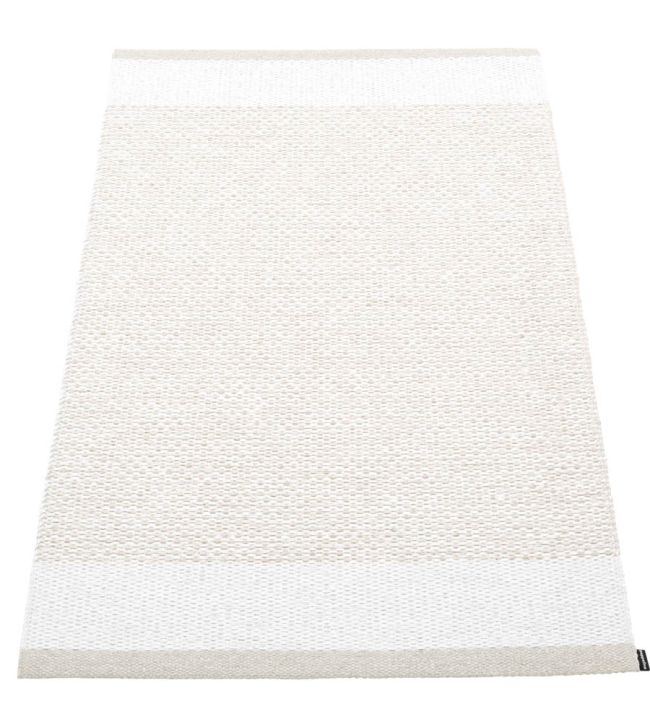 Pappelina Edit rug Fossil/White/White Metallic ET9B712 Fossil/White/White Metallic